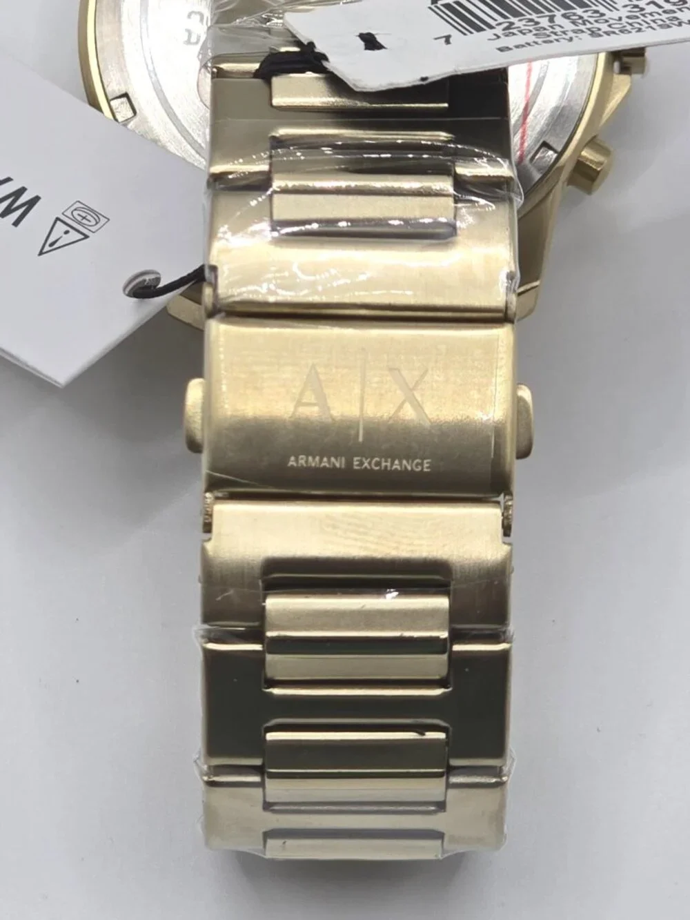 Armani Exchange Men's Gold-Tone Chronograph Watch & Bracelet Set AX7151SET